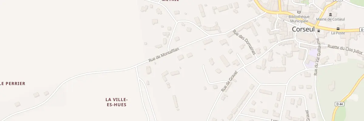 Plan du 21 Rue de Montafilan à Corseul