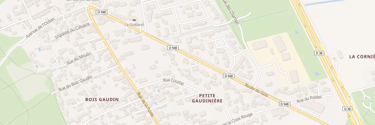 Plan du 38 Rte du Gois à Barbâtre