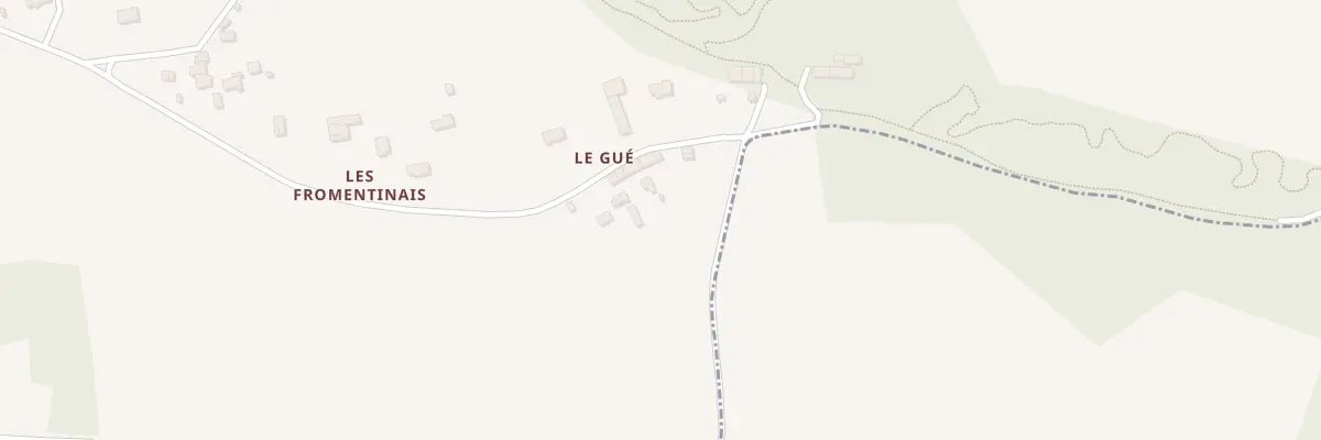 Plan du 12 Les Fromentinais aux Fougerêts