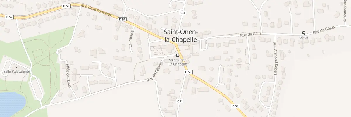 Plan du 1 Rue de l’Etang à Saint-Onen-la-Chapelle