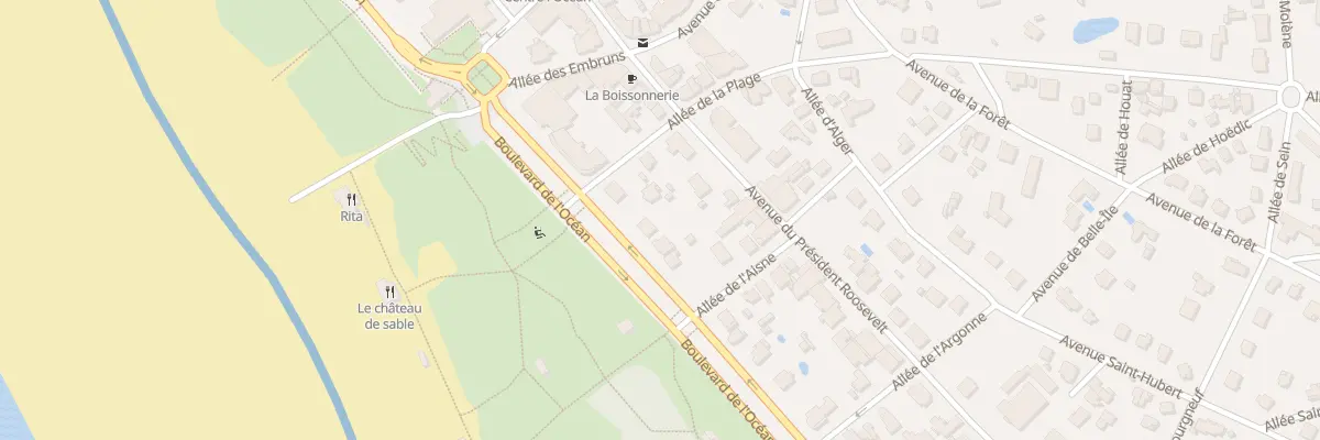 Plan du 73 Bd de l’Océan à Saint-Brevin-les-Pins