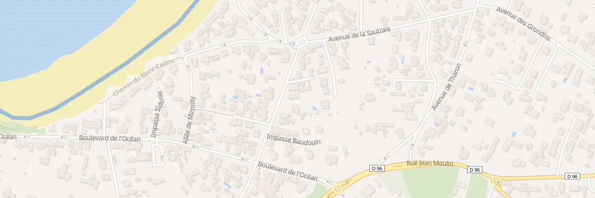 Plan du 16 Av de la Saulzinière à La Plaine-sur-Mer