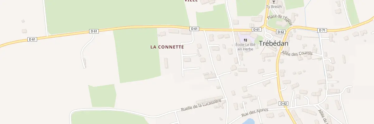 Plan du 7 Le Clos de la Maison à Trébédan