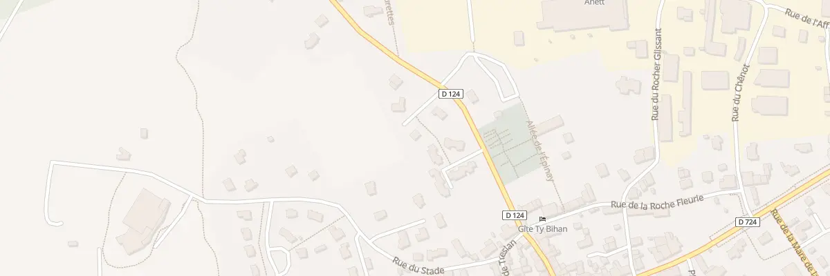 Plan du 2 Rue du Domaine à Beignon