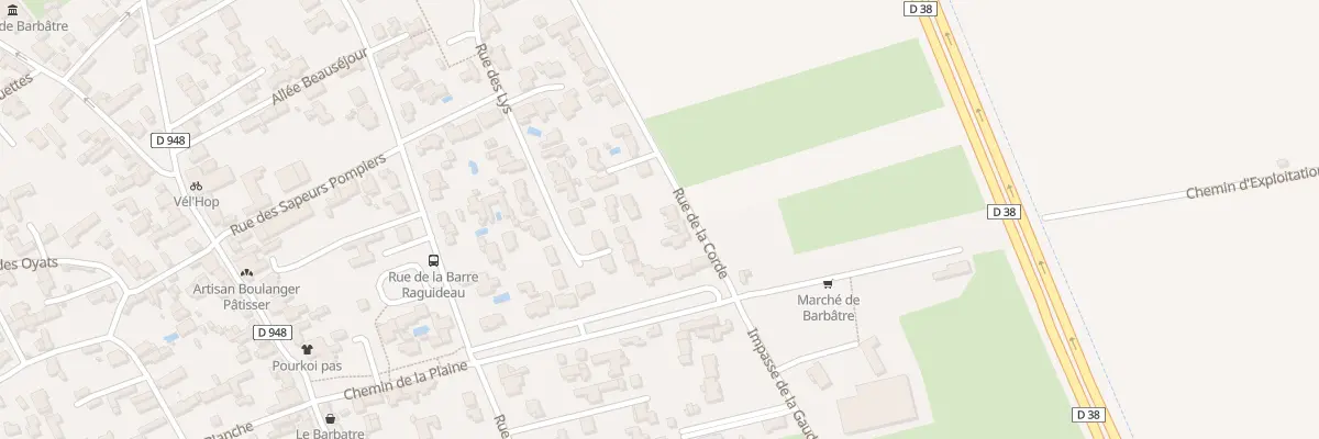 Plan du 86 Rue de la Corde à Mortagne-sur-Sèvre
