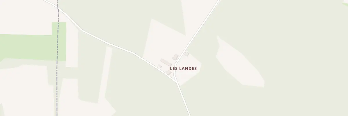 Plan du 2 Les Landes à Trébédan