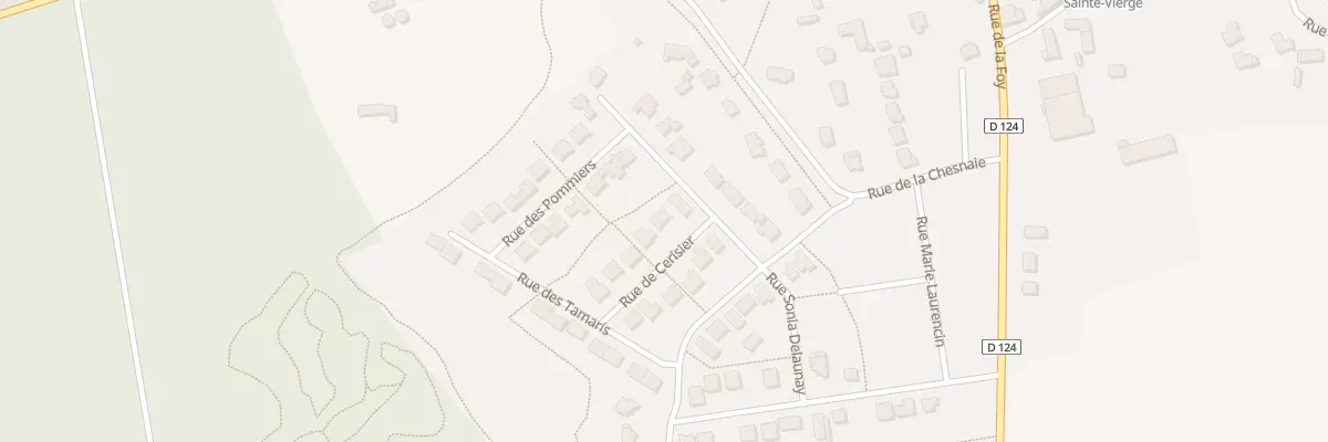 Plan du 2 Rue des Cerisiers à Beignon