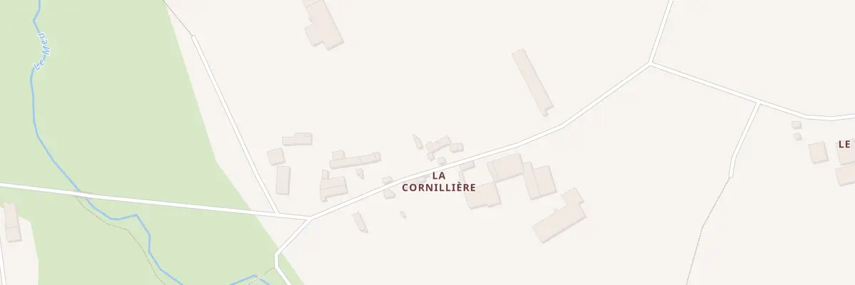 Plan du 22 La Cornillière à Muel