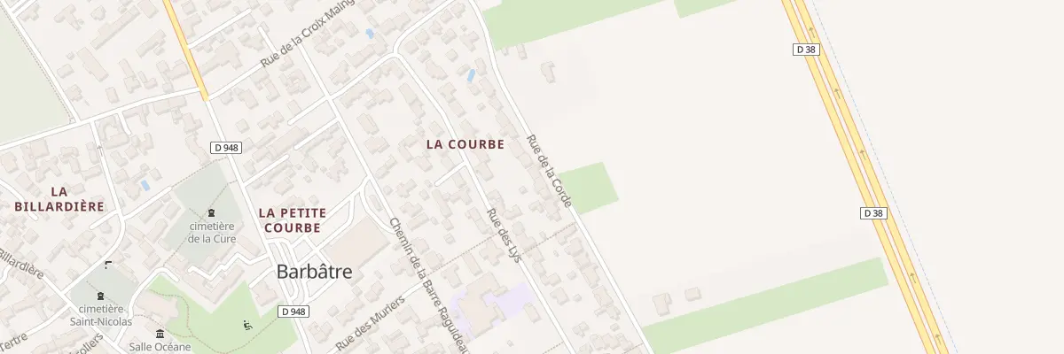 Plan du 28 Rue de la Corde à Barbâtre