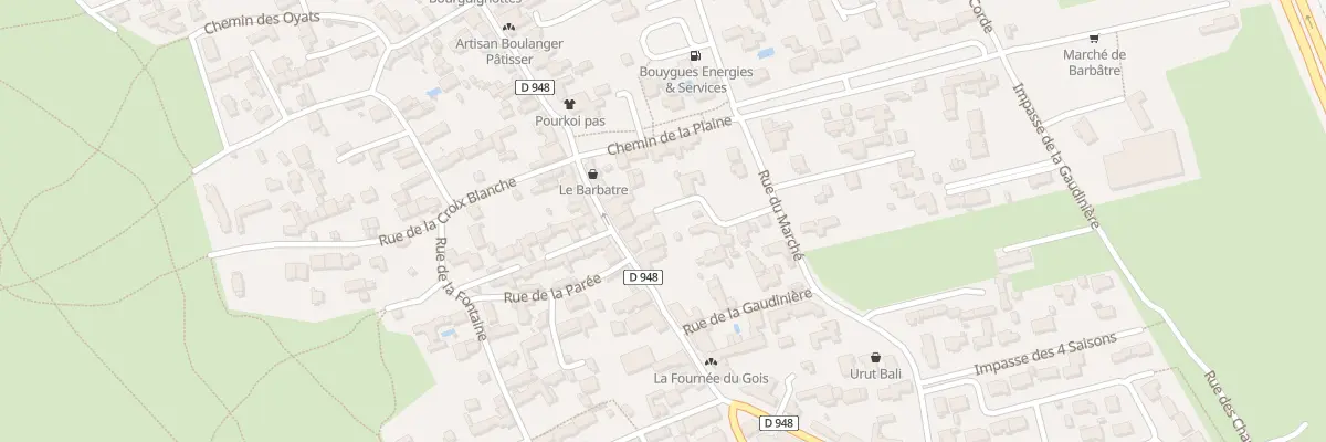 Plan du 53 Rue du Centre à Barbâtre