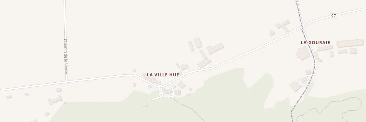Plan du 5472 La Ville Hue à Monteneuf