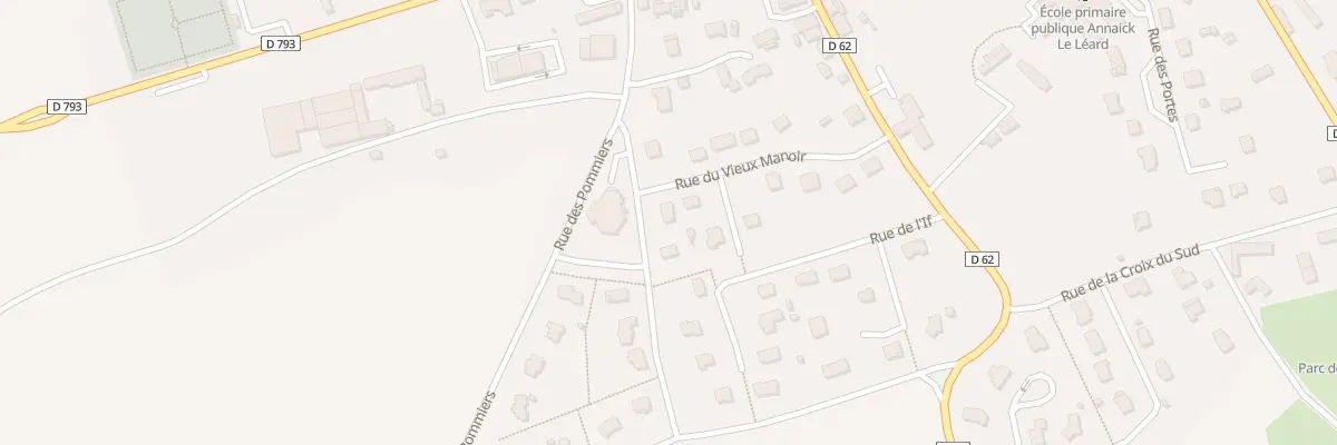 Plan du 15 Rue du Vieux Manoir à Yvignac-la-Tour