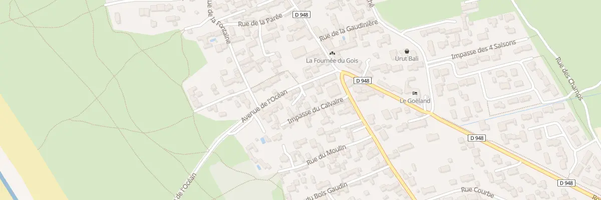 Plan du 11A Av de l’Océan à Barbâtre