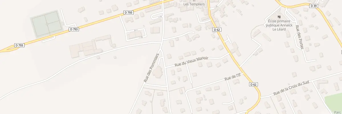 Plan du 13 Rue des Freres Bouillons à Yvignac-la-Tour