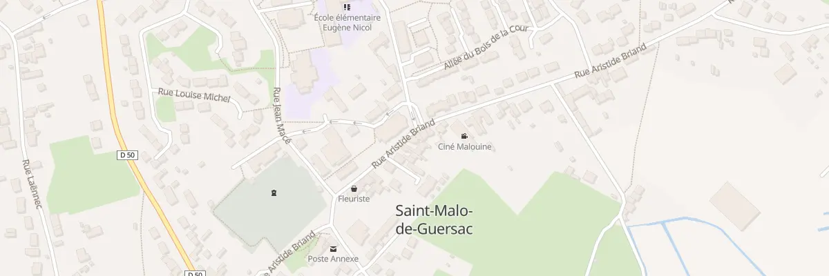 Plan du 30 Rue Aristide Briand à Saint-Malo-de-Guersac