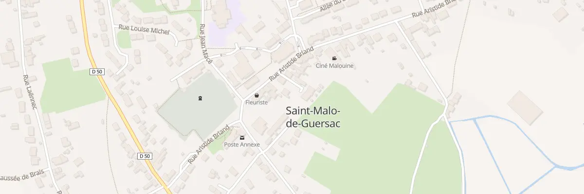 Plan du 20 Rue Aristide Briand à Saint-Malo-de-Guersac