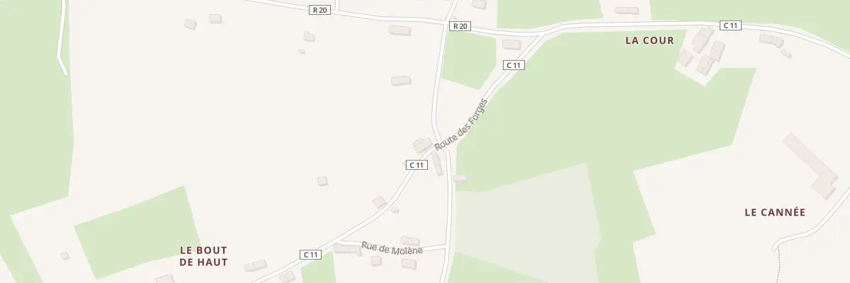Plan du 5740 Le Bout de Haut à Paimpont