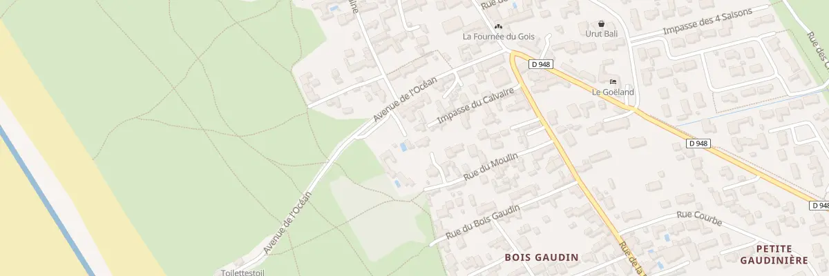 Plan du 13 Imp du Calvaire à Barbâtre
