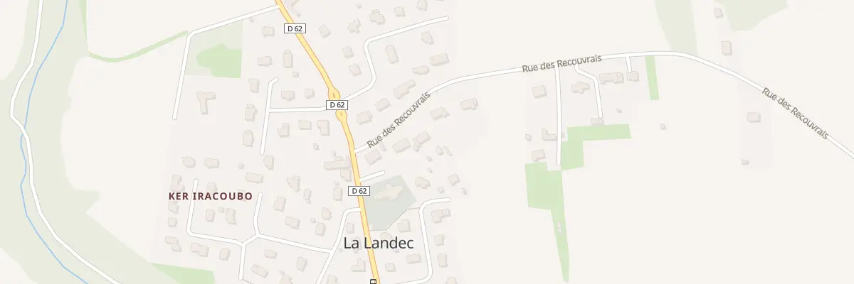 Plan du 6 Rue des Recouvrais à La Landec