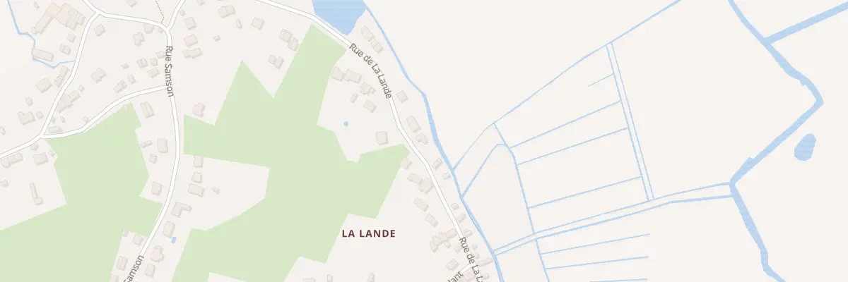 Plan du 44 Rue de la Lande à Saint-Joachim
