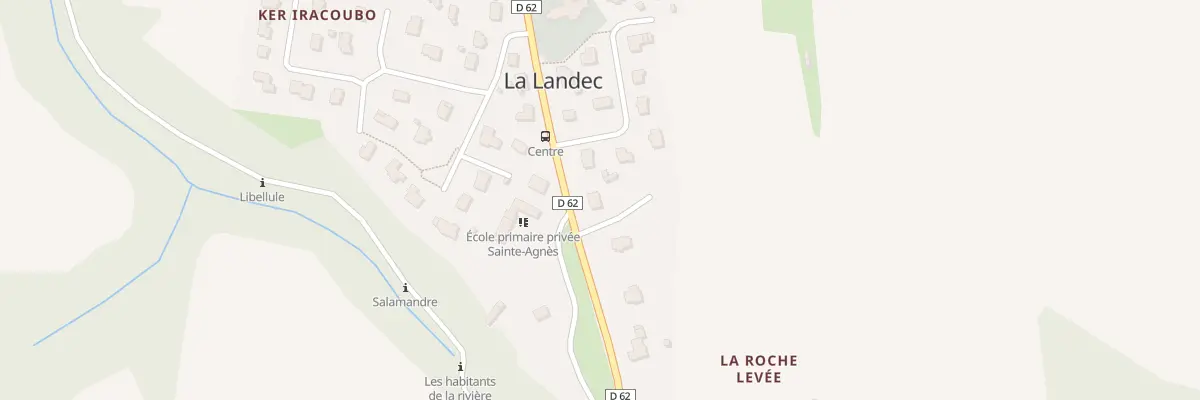 Plan du 5173 Le Bourg à La Landec
