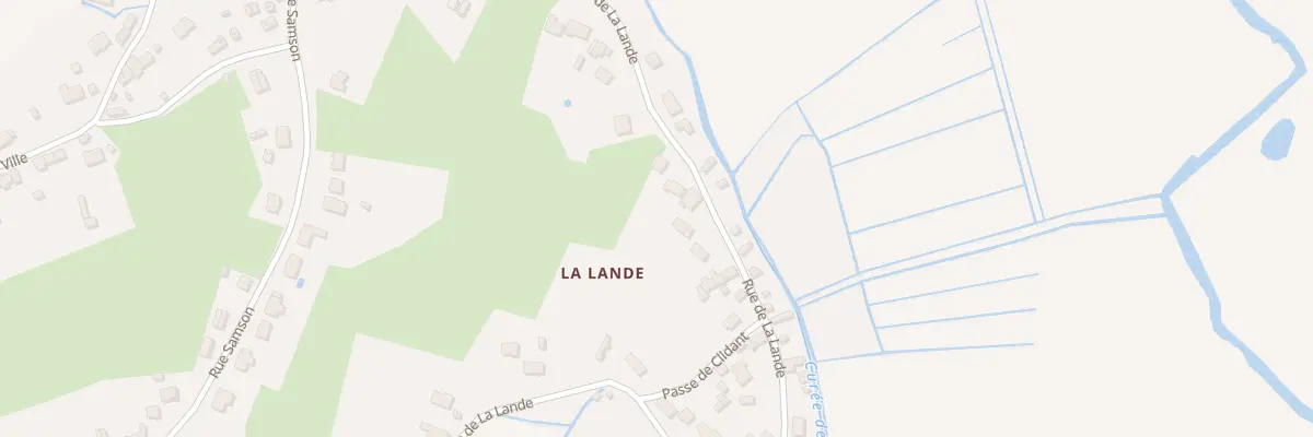 Plan du 75 Rue de la Lande à Saint-Joachim