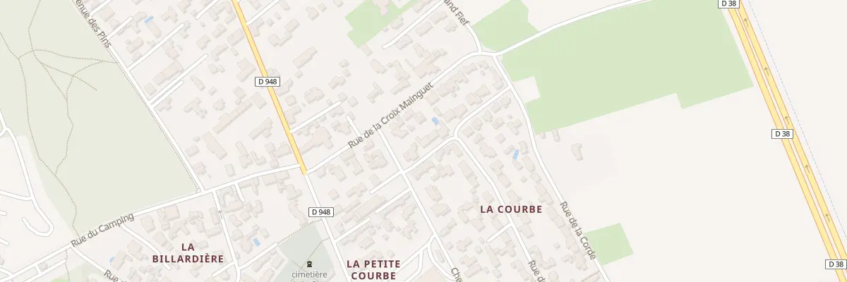 Plan du 3 Rue des Bleuets à Barbâtre