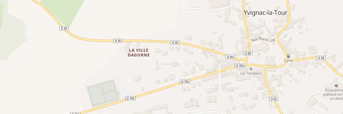 Plan du 13 Rue de la Magdeleine à Yvignac-la-Tour