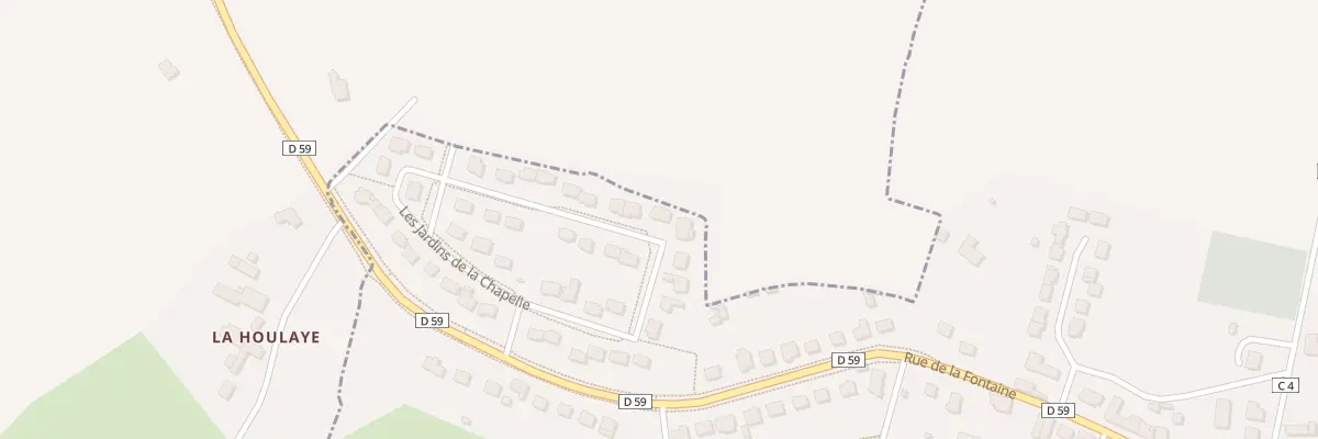 Plan du 24 Rue les Jardins de la Chapelle à Saint-Onen-la-Chapelle