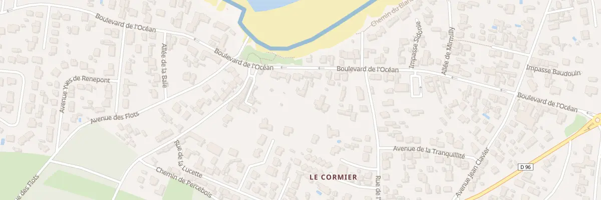 Plan du 53 Bd de l’Océan à La Plaine-sur-Mer