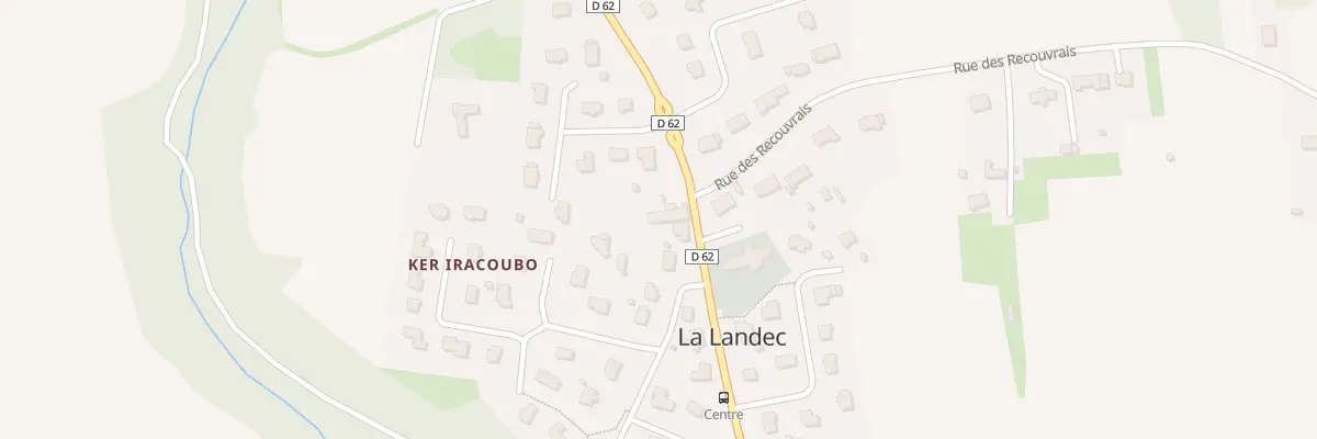 Plan du 5005 Le Bourg à La Landec
