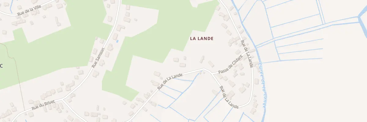 Plan du 33 Rue de la Lande à Saint-Joachim