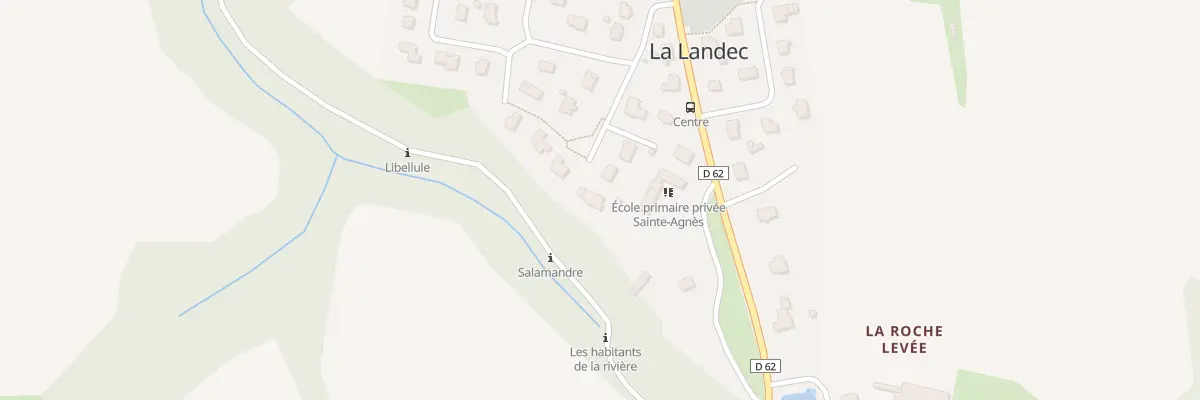 Plan du 11 Res de la Vallée à La Landec