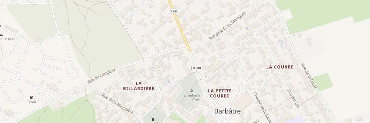 Plan du 39 Rue de la Cure à Barbâtre
