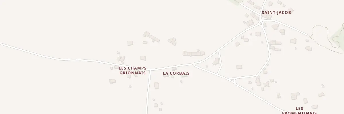 Plan du 25 La Corbais aux Fougerêts