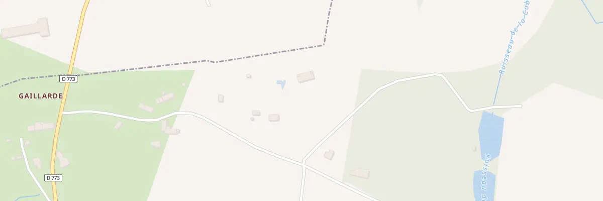 Plan du 5237 La Chesnais de Gaillarde à Paimpont