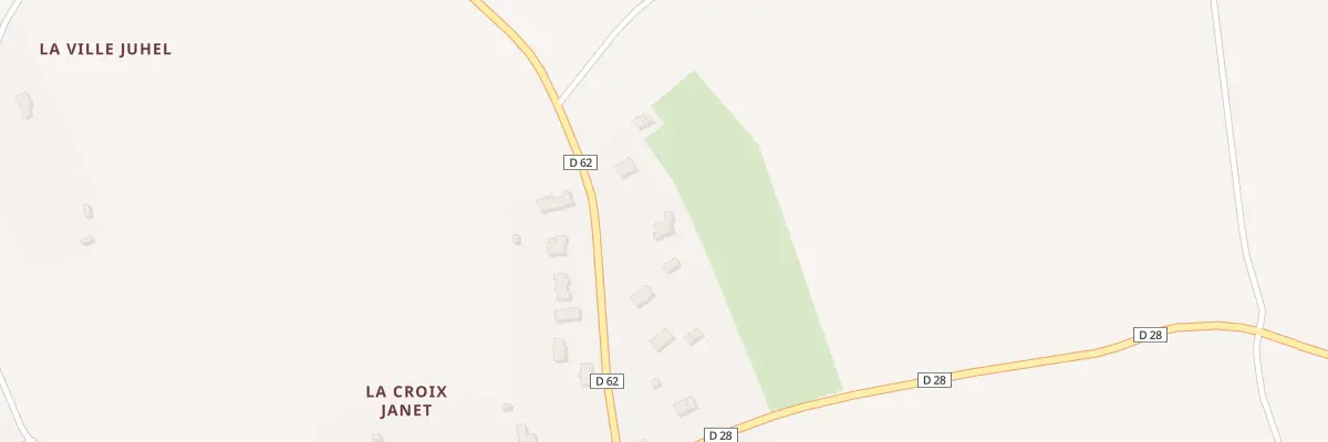 Plan du 3 La Croix Janet à Créhen