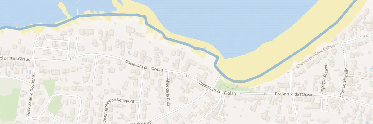 Plan du 54 Bd de l’Océan à La Plaine-sur-Mer