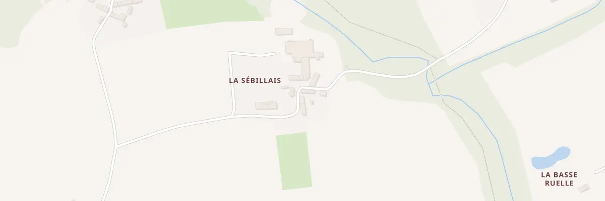 Plan du 4 La Sébillais à Corseul