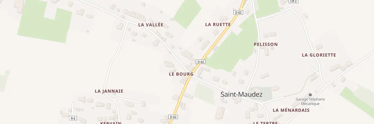 Plan du 44 Le Bourg à Saint-Maudez