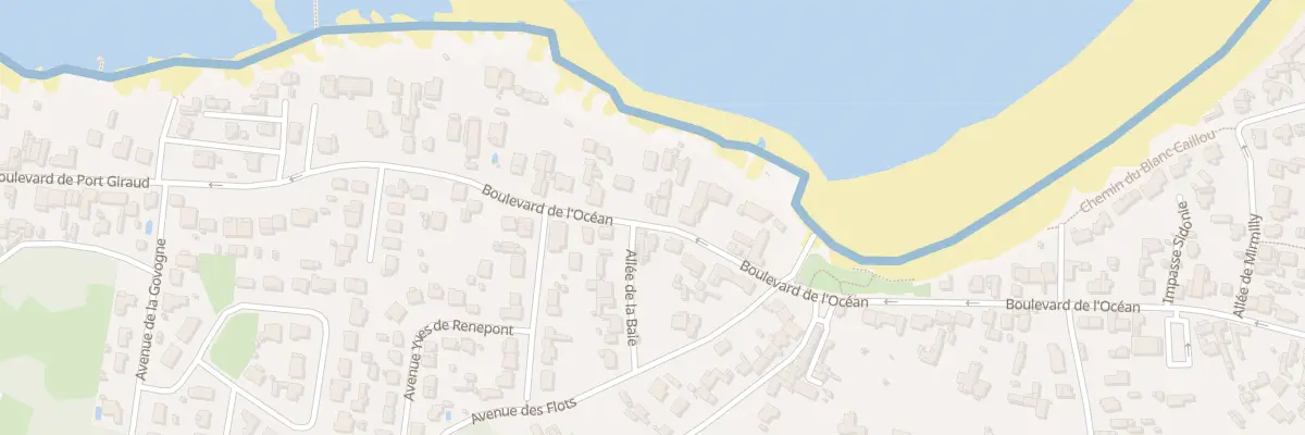 Plan du 62 Bd de l’Océan à La Plaine-sur-Mer