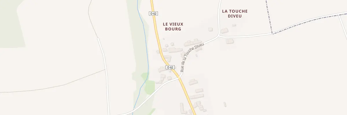 Plan du 5056 Le Vieux Bourg à La Landec