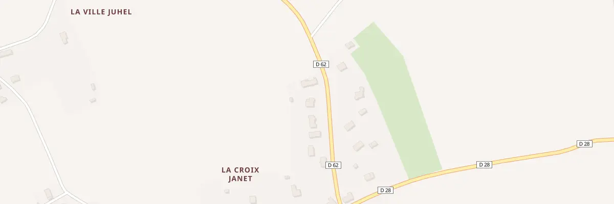 Plan du 4 La Croix Janet à Créhen