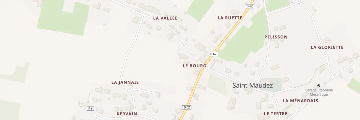 Plan du 43 Le Bourg à Saint-Maudez