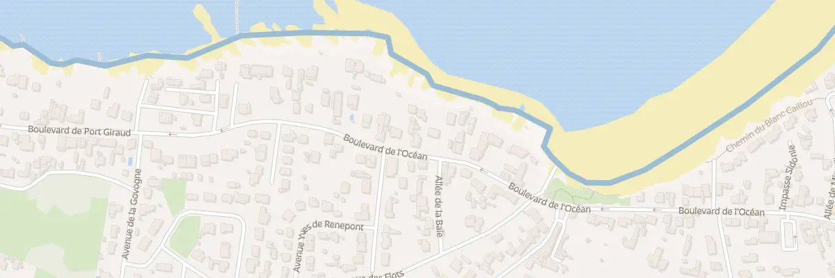 Plan du 70B Bd de l’Océan à La Plaine-sur-Mer