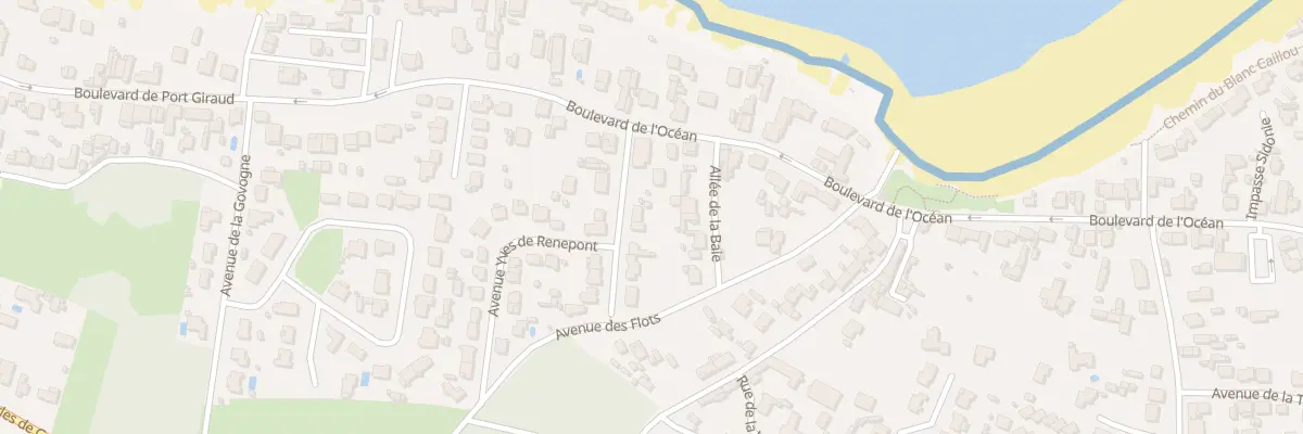 Plan du 1 Av Yves de Renepont à La Plaine-sur-Mer