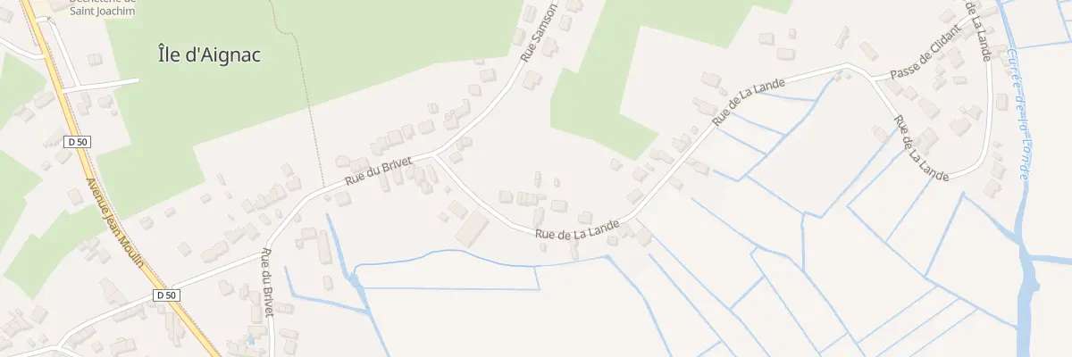 Plan du 5 Rue de la Lande à Saint-Joachim