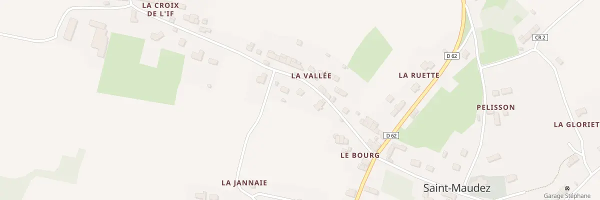 Plan du 53 La Vallee à Saint-Maudez
