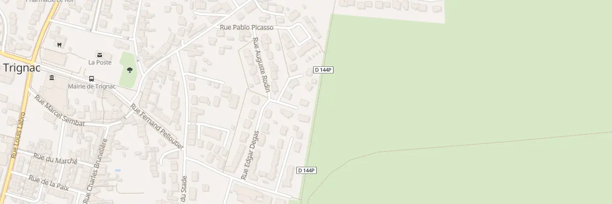 Plan du 17 Rue Auguste Rodin à Trignac