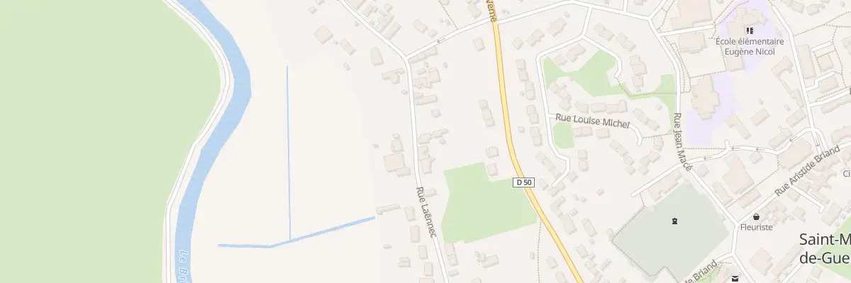 Plan du 109 Rue Laënnec à Saint-Malo-de-Guersac